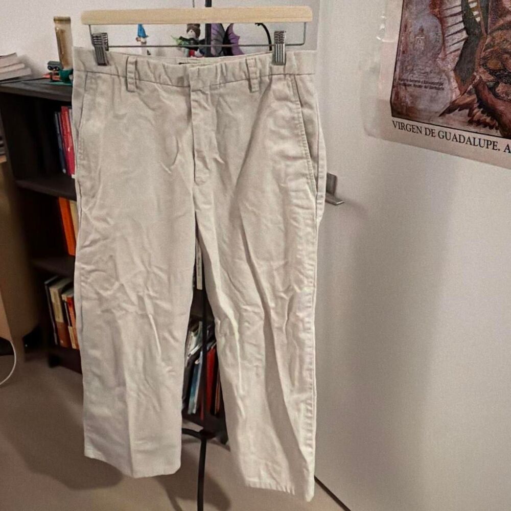 Banana Republic Men's Straight Leg Chino Pants Beige Size 32R